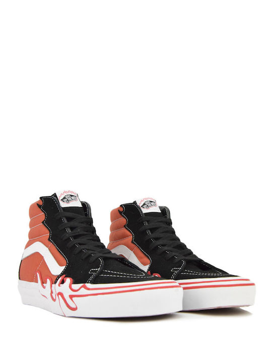 Vans Sk8-hi Flame Boots Burnt Ochre