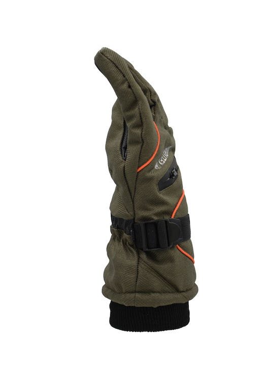 Brims and Trims Ανδρικά Γάντια Σκι & Snowboard Πορτοκαλί