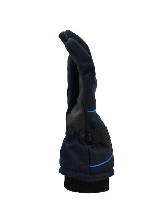 Brims and Trims Men's Ski & Snowboard Gloves Blue