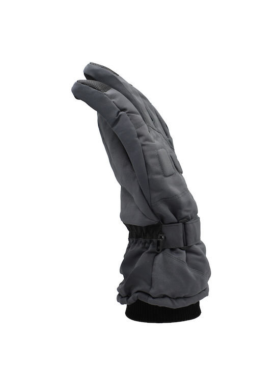 Brims and Trims Ανδρικά Γάντια Σκι & Snowboard Γκρι