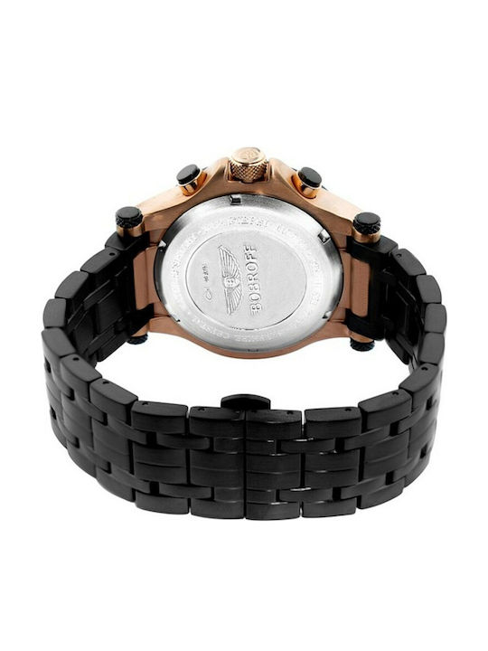Bobroff Uhr Batterie mit Metallarmband