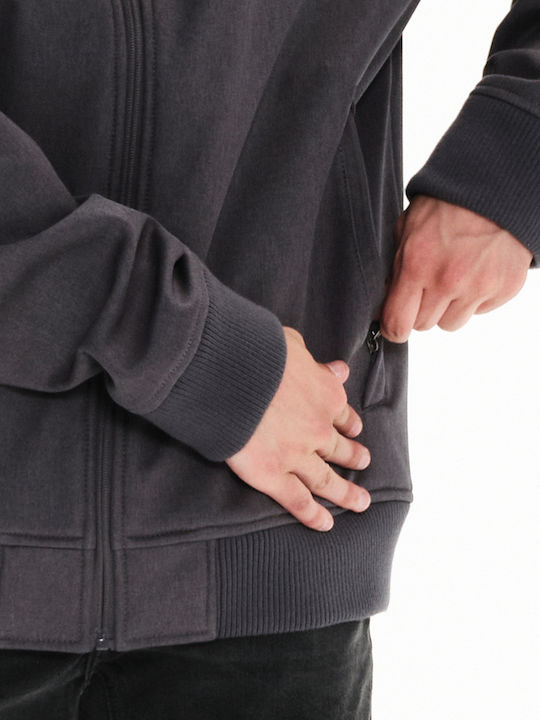 Geacă Bomber Iarna Waterproof și Cu Protecție Împotriva Vântului Gri