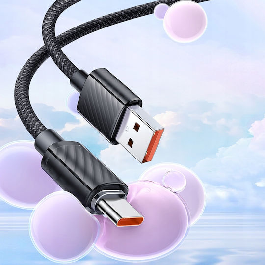 Mcdodo Braided USB 2.0 Cable USB-C male - USB-A 100W Μαύρο 1m CA-3650