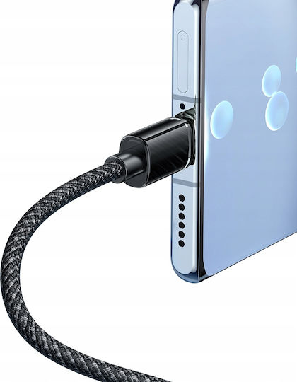 Mcdodo Braided USB 2.0 Cable USB-C male - USB-C 100W PD Μαύρο 1m CA-3670