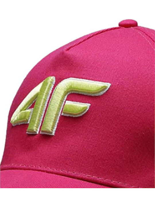 4F Kinderhut Jockey Stoff Rosa