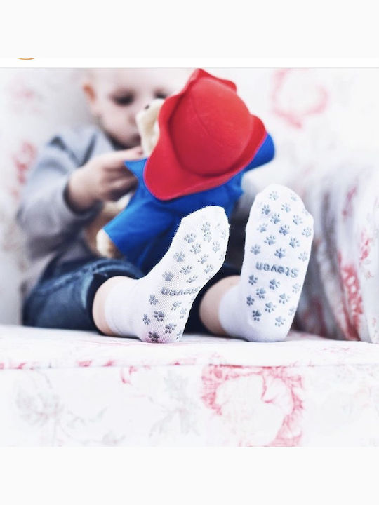 Steven Kids' Socks Non-Slip Gray