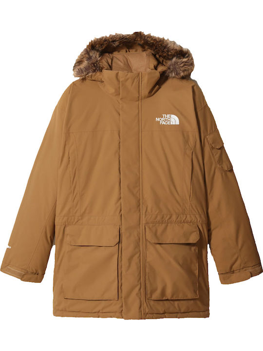 The North Face Mcmurdo Utility Ανδρικό Χειμωνιάτικο Μπουφάν Παρκά Καφέ