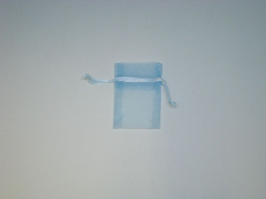 Fabric Pouch for Gift Light Blue 20pcs