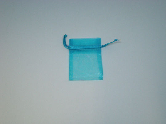 Fabric Pouch for Gift Light Blue 20pcs