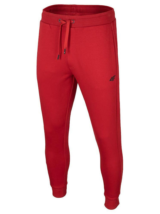 Sweatpants with Elastic Red