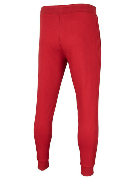 Sweatpants with Elastic Red