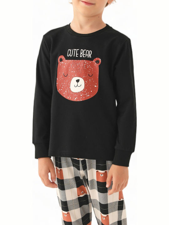 Roly Poly Детска пижама Зимна Black Bear
