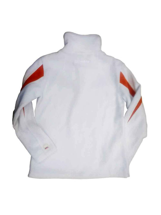 Zembla De iarnă Femeie Fleece Bluză Mânecă lungă White