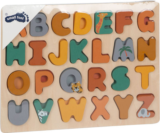 Small Foot Σαφάρι Educational Game Letters & Numbers made of Wood