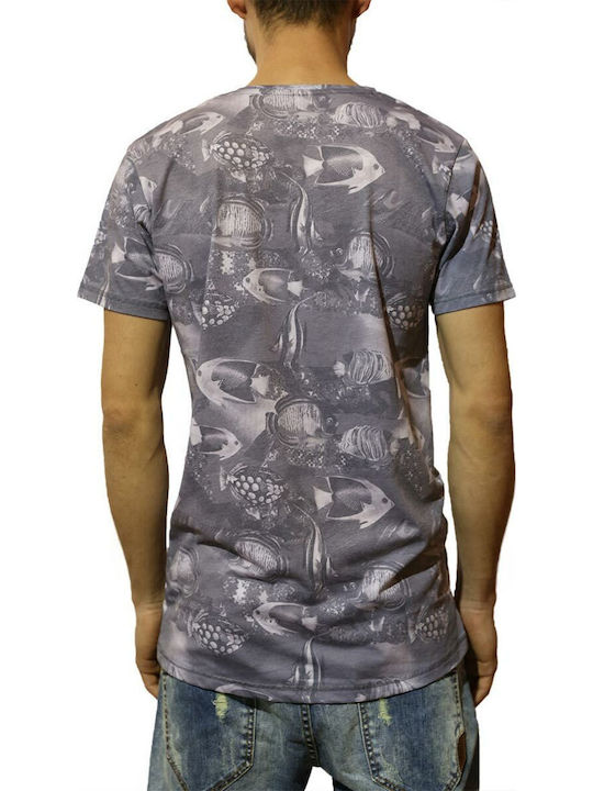 T-shirt Γκρι