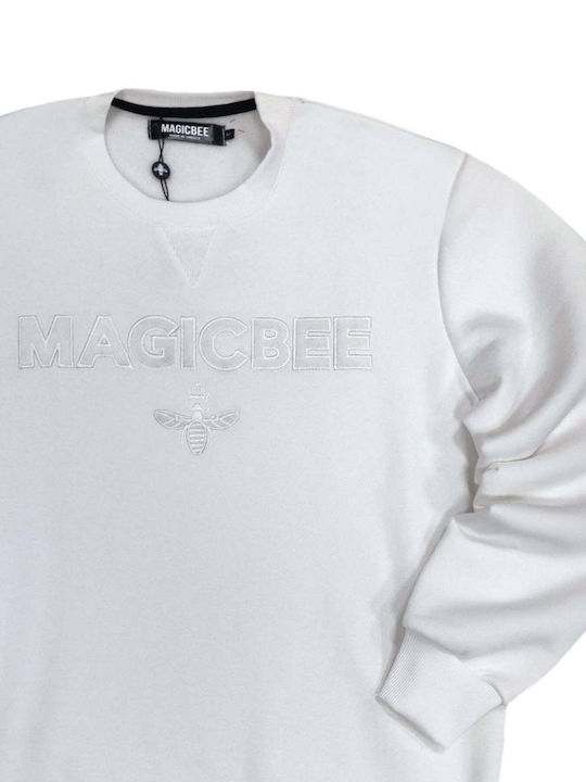 Magic Bee Men's Sweatshirt White.