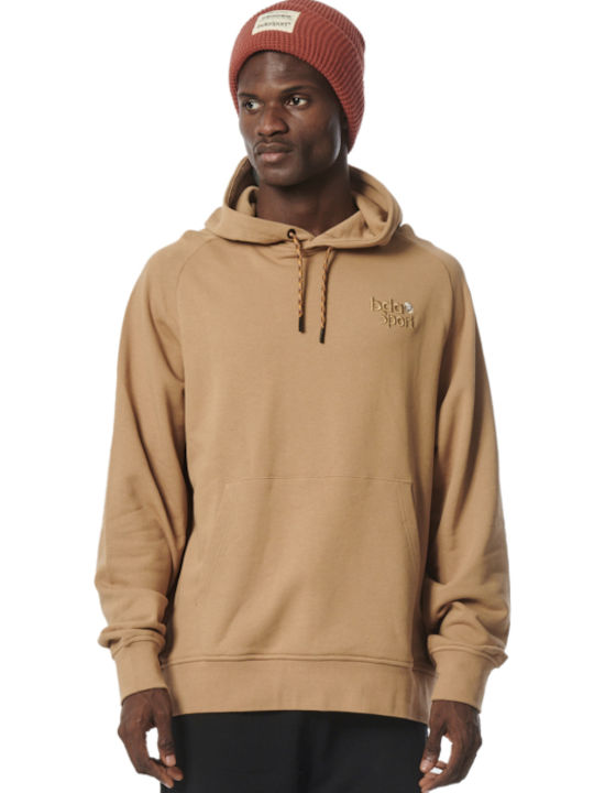 Body Action Men's Sweatshirt with Hood RED