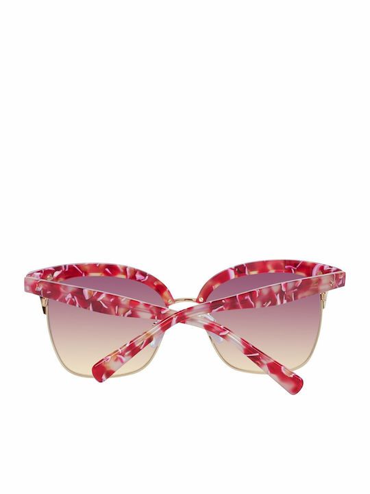Ana Hickmann Women's Sunglasses with Multicolour Plastic Frame and Multicolour Gradient Lens HI3051 E01