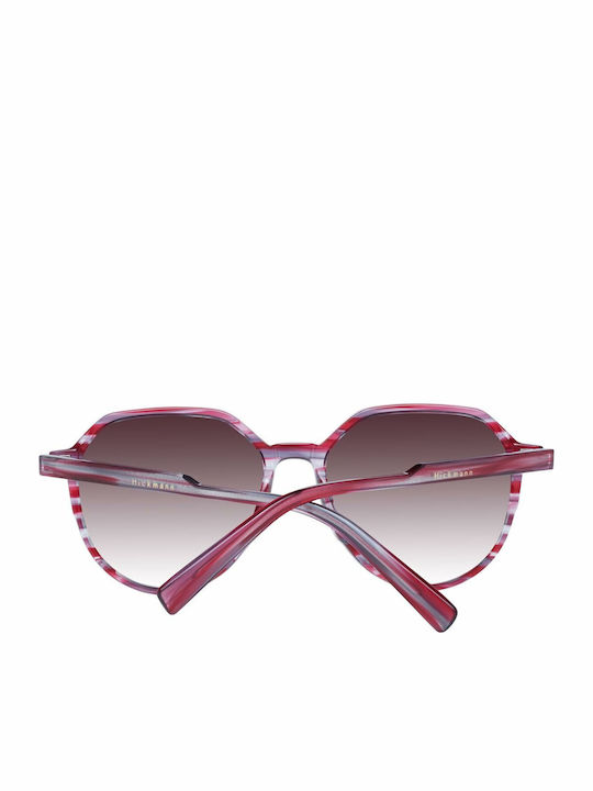 Ana Hickmann Women's Sunglasses with Multicolour Plastic Frame and Gray Gradient Lens HI9163 E02