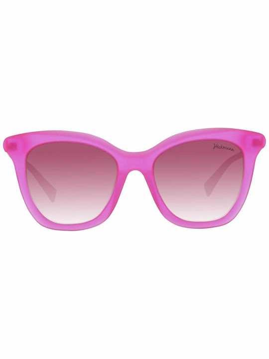 Ana Hickmann Women's Sunglasses with Pink Frame and Purple Gradient Lens