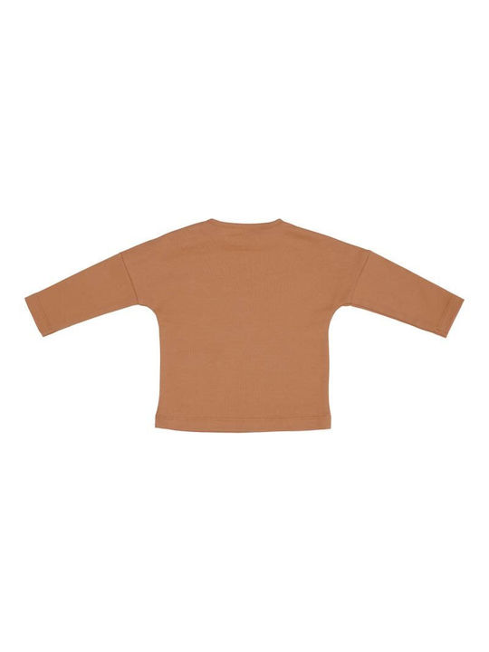 Little Dutch Kids Blouse Long Sleeve Tabac Brown