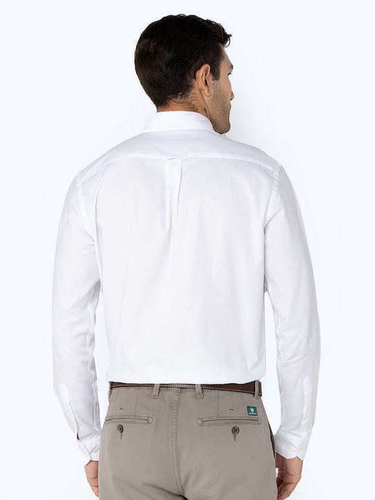 The Bostonians Men's Shirt Long Sleeve White