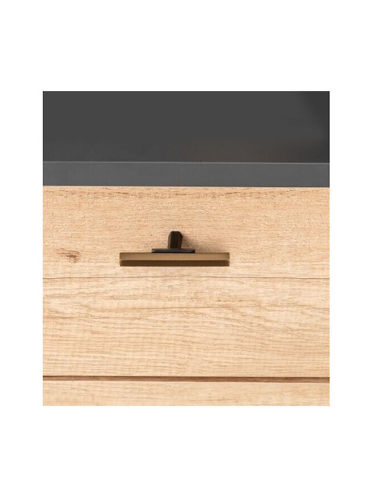 Emuca Knob Furniture made of Metallic Bronze with Black Checkmate 223-9362808PAT 1pcs