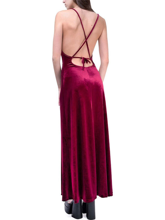 Wildwood Clothing Damenkleid Abend Burgundisch