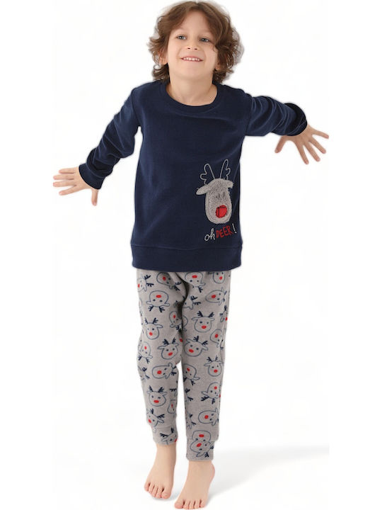 Arnetta Pijama pentru copii De iarnă Albastru marin