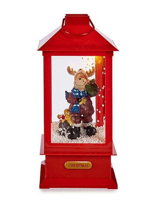 Christmas Decorative Traffic Light Lighted with Reindeer 16.5x33cm