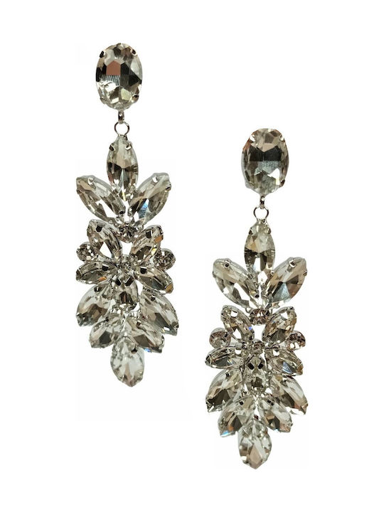 Tatu Moyo Earrings made of Steel with Stones Tatu Moyo Earrings made of Steel with Stones