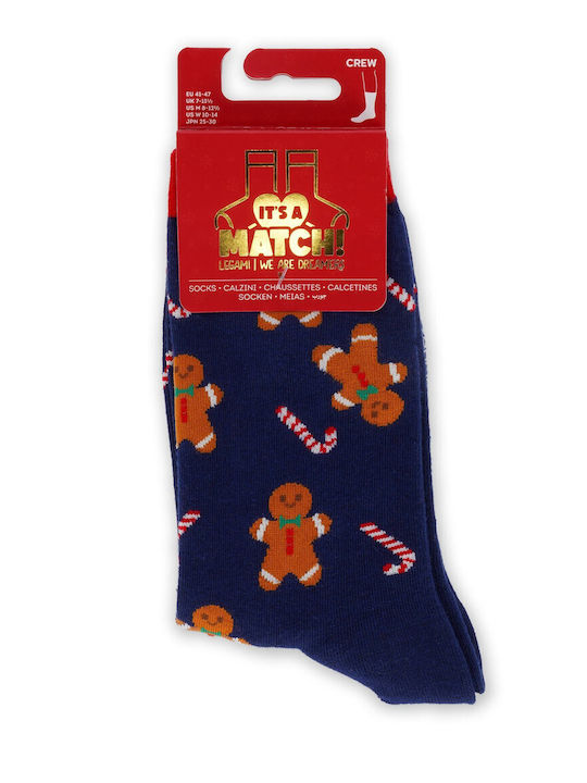 Legami Milano Kids' Socks Knee-High Navy Blue