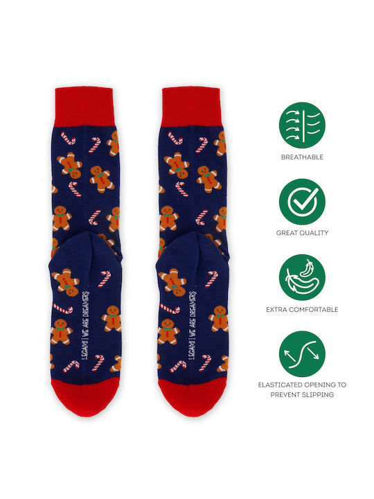 Legami Milano Kids' Socks Knee-High Navy Blue