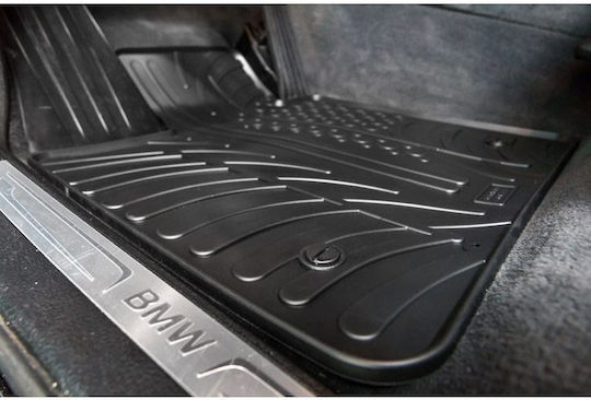 Auto Gs Set of Front and Rear Mats 4pcs for Ford Kuga 2016 Black