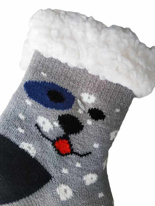 Fengi Kids' Socks Non-Slip Gray