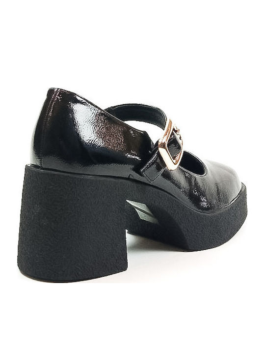 Black Heels with Strap