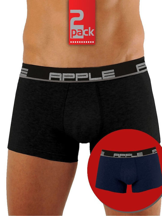 0112149 Slipuri pentru bărbați Black/Black 2Pachet