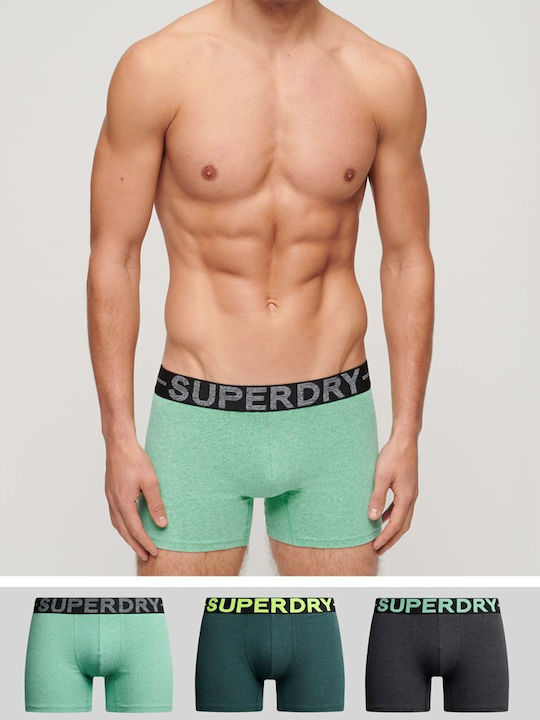 Men's Boxers Black/Green 3Pack