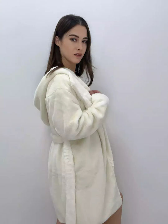 Women's Long Fur Ecru