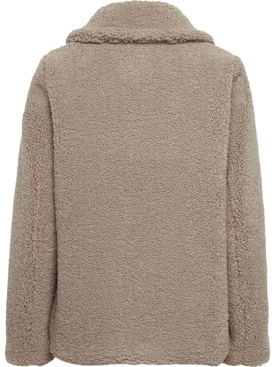 Women's Short Fur 160205/VINTAGE KHAKI