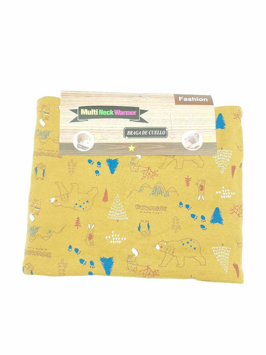 Kids Fleece Neck Gaiter Green