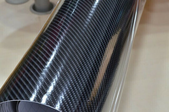 Carbon Adhesive Membrane for Car Carbon 152 x 100cm in Black Colour