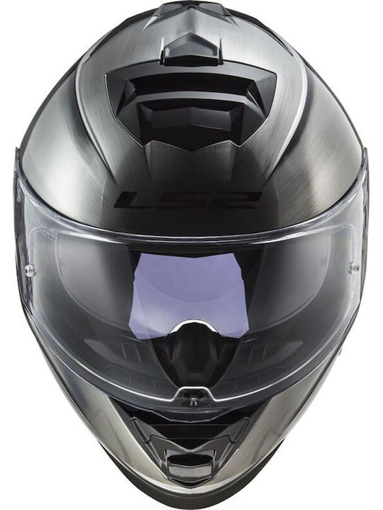 LS2 FF800 Storm II Jeans Titanium Κράνος Μηχανής Full Face ECE 22.06 1530gr με Pinlock και Sunvisor