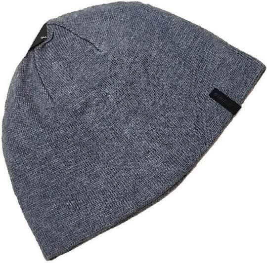 Beanie Unisex Beanie Gestrickt in Gray Farbe