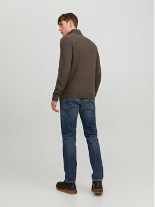 Jack & Jones Bluza Bărbătească Ziobagou Seal Brown