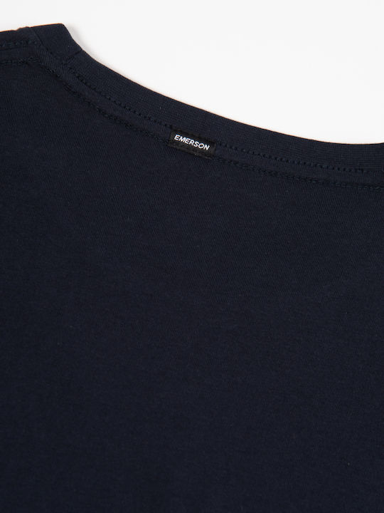 Emerson Herren Langarm-Pullover Navy