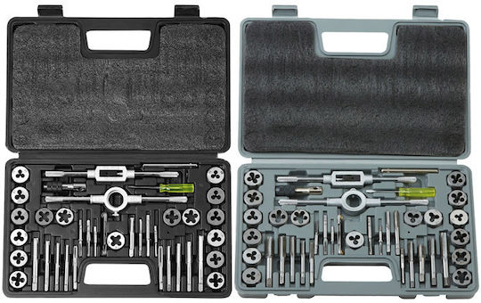 Vevor SZHMJZSZBYG80PY09V0 Tap & Die Sets with Tap Wrench Steel 10x1.5mm 80pcs