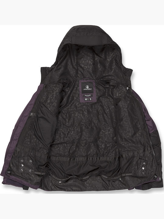 Volcom Insulated H0452415-BRY Γυναικείο Μπουφάν για Σκι & Snowboard Μωβ