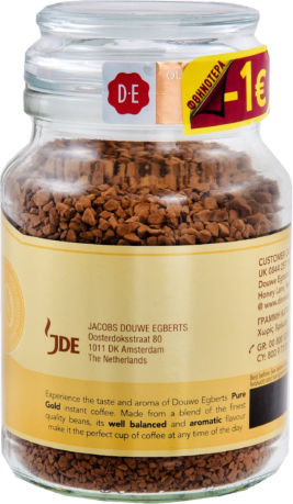 Douwe Egberts Instantkaffee Pure Gold Gemahlen 95gr