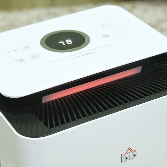 HomCom 821-029V91WT Dehumidifier with Compressor 12lt
